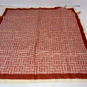 Symphony Red and Cream Patterned Wrap